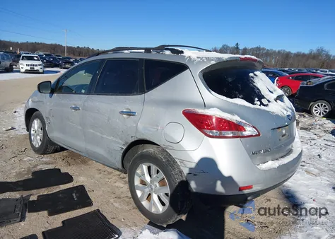 2014 Nissan Murano Sv из США, поврежденный, VIN JN8AZ1MW7EW516833